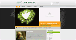 Desktop Screenshot of gkudyog.in